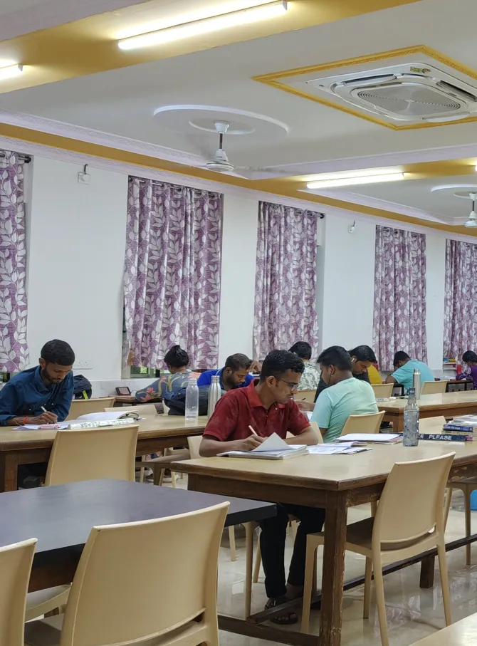 Seating in the reading room