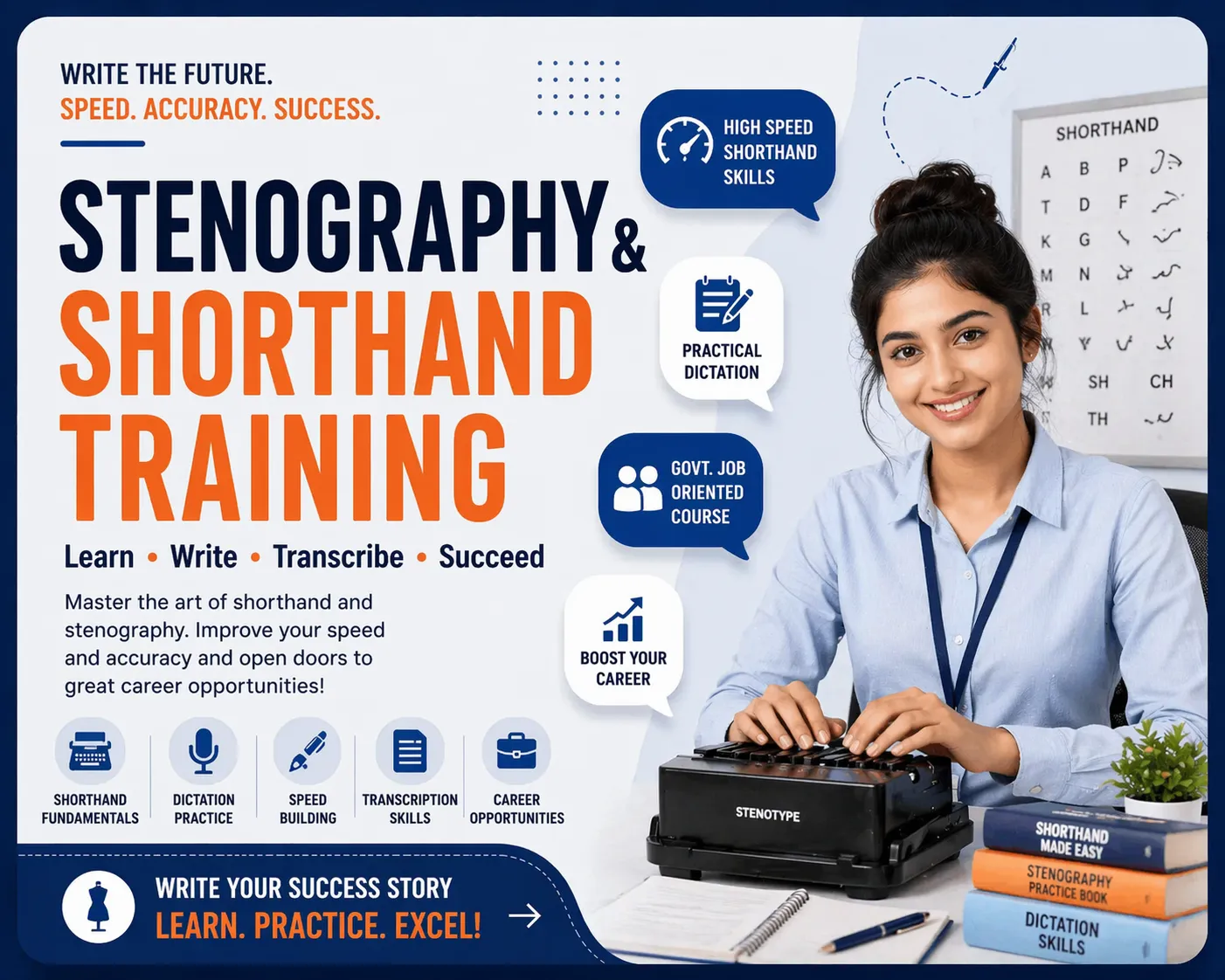 Stenography course in Bhubaneswar